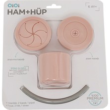 OiOi Ham + Hüp Pinky Pink / Powder Grey (2 Adet)