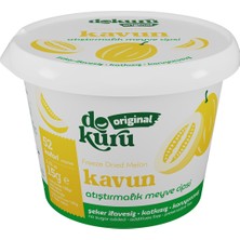 Dokuru Original Kavun Atıştırmalık Meyve Cipsi - Dondurularak Kurutulmuş Kavun - Freeze Dried Kavun