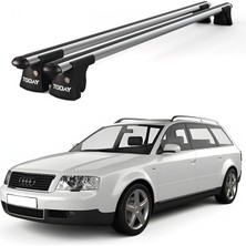 Today Auto Trio-I Audi A4 Avant (2002-2004) Uyumlu Kilitli Ara Atkı 120CM Port Bagaj Tavan Barı