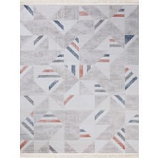 Nexus Halı Egzotik 5112A Gri Serisi Triko Akrilik Salon Oturma Yatak Odası Halısı