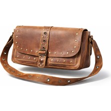 Crazy Deri Omuz Çantası