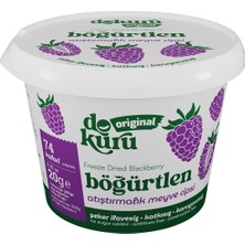 Dokuru Original Böğürtlen Atıştırmalık Meyve Cipsi - Dondurularak Kurutulmuş Böğürtlen - Freeze Dried Böğürtlen