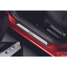 Universal Peugeot 301 Tüm Modeller Uyumlu Style Krom Kapı Eşiği 4 Parça Abs