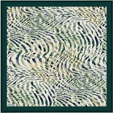 Cacharel Yeşil  Ipek Twill Eşarp
