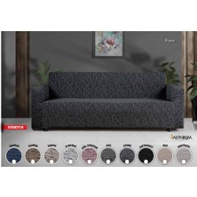Bella Home Altınkoza Çekyat Stil Strech Koltuk Örtüsü (3+3) - Likralı - Lastikli - Oturma Grubu