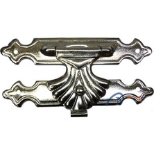 Ayder Timya Kutu, Tavla Klipsi, Ön Kilidi No:4 - 62x32 Nikel, 1 Adet TG/Tmya1395 214915