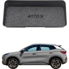 Ramm Byd Atto 3 Orta Ekran Arkası Düzenleyici - Kaymaz Yüzey Kaplamalı - Siyah