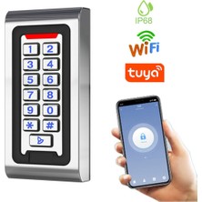 Sonex Wifi Tuya Akıllı Kapı Kilidi S601, Su Geçirmez, Rfıd Kartlı Metal Tuş Takımı