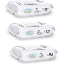 Sleepy Yenidoğan Bio Natural 3X40 Islak Mendil 120 Yaprak Hipoalerjenik Temizlik İçin