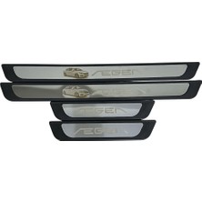 Universal Fiat Egea Özel Resimli Krom Eşik Modeli