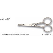 Ayder Timya Rose Europe Aplike ve Nakış Makası Kıvrık Küt Uçlu No:4 10,16 cm TG/TMYA1395 213914