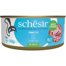 Schesir Jöle İçinde Ton Balıklı Yetişkin Kedi Konservesi 140gr