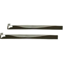 Universal Ford Courier Krom 2018> Sürgü Nikelajı 2 Parça Paslanmaz Çelik