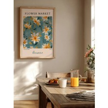 Fuart.Co Busan Çiçek Posteri - Dijital Baskı (Çerçevesiz) Flower Fofu