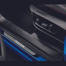 Universal Volkswagen Tıguan Tüm Modeller Old Krom Kapı Eşiği 4 Parça Paslanmaz Çelik