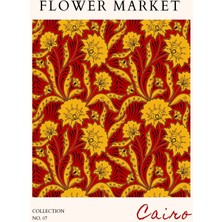 Fuart.Co Cairo Çiçek Posteri - Dijital Baskı (Çerçevesiz) Flower V1 Fofu