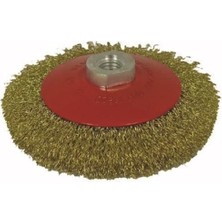 Başcılar Partner 03033 M14 Vidalı  Sarı Telli Fırça 125 mm