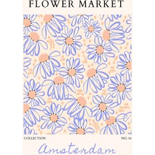 Fuart.Co Amsterdam Çiçek Posteri - Dijital Baskı (Çerçevesiz) Flower V1 Fofu