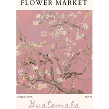 Fuart.Co Guatemala Çiçek Posteri - Dijital Baskı (Çerçevesiz) Flower V1 Fofu
