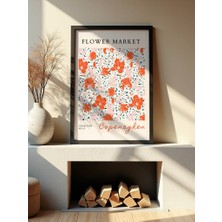 Fuart.Co Copenhagen Çiçek Posteri - Dijital Baskı (Çerçevesiz) Flower  Fofu