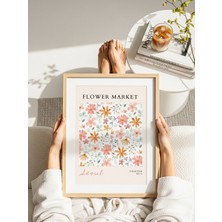 Fuart.Co Seoul Çiçek Posteri - Dijital Baskı (Çerçevesiz) Flower V1 Fofu