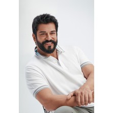 Altınyıldız Classics Erkek Beyaz Slim Fit Dar Kesim %100 Pamuk Kıvrılmaz Polo Yaka Tişört