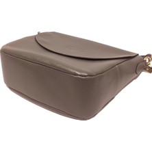 Atelier Terra Marea Kyrıon Vizon | Hakiki Deri Kadın Tote Omuz Çantası