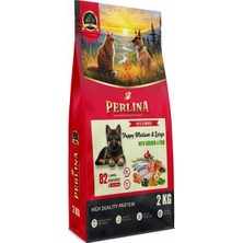 Perlina Orta ve Büyük Irk Yavru Köpek Maması, Tavuk ve Balık, 2 kg