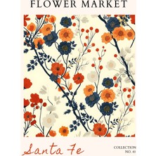 Fuart.Co Santa Fe Çiçek Posteri - Dijital Baskı (Çerçevesiz) Flower Fofu