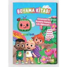 ZNC Cocomelon Temalı Boyama Kitabı, (+20), (Tam Sayfa Resimli Boyama Kitabı)