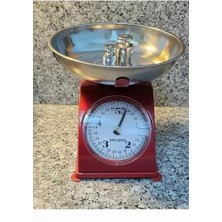 5 kg Retro Nostalji Mutfak Tartısı Analog Terazi ( Lisinya )