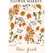 Fuart.Co New York Çiçek Posteri - Dijital Baskı (Çerçevesiz) Flower V1 Fofu