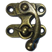 Ayder Timya Kancalı Yay Gözü, Ahşap Kutu Klipsi - Küçük, Antik, 1 Adet TG/Tmya1395 214237