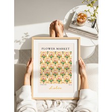 Fuart.Co Lisbon Çiçek Posteri - Dijital Baskı (Çerçevesiz) Flower Fofu