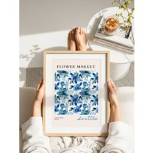 Fuart.Co Seattle Çiçek Posteri - Dijital Baskı (Çerçevesiz) Flower Fofu