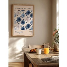 Fuart.Co Bruges Çiçek Posteri - Dijital Baskı (Çerçevesiz) Flower Fofu