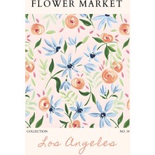 Fuart.Co Los Angeles Çiçek Posteri - Dijital Baskı (Çerçevesiz) Flower Fofu