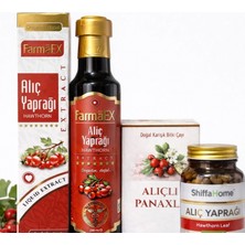 Çare Burada Çareburada Alıç Yaprağı Extract 250 Ml. - Alıçlı Panaxlı 45'li Poşet Çay - Alıç Yaprağı 60 Kapsül Set