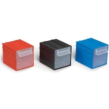 Başcılar Portbag PÇ014 Çekmece  Mavikırmızı