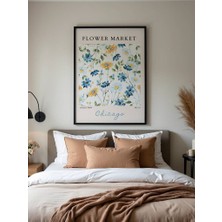 Fuart.Co Chicago Çiçek Posteri - Dijital Baskı (Çerçevesiz) Flower V2 Fofu