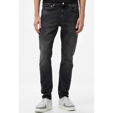 Calvin Klein Men's Slim Taper Jean Erkek Kot Pantolon Siyah