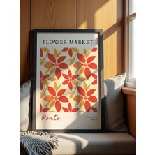 Fuart.Co Porto Çiçek Posteri - Dijital Baskı (Çerçevesiz) Flower V2 Fofu