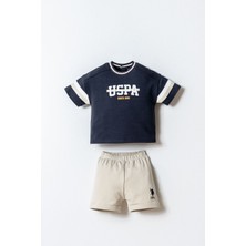 U.s. Polo Assn. Erkek Bebek Antrasit Şort Takım