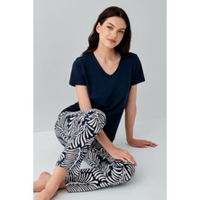 Arnetta Kadın Lacivert Pijama Takım