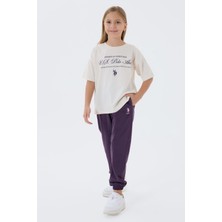 U.s. Polo Assn. Kız Çocuk Beyaz Pijama Takım