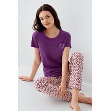 Arnetta Kadın Mor Pijama Takımı