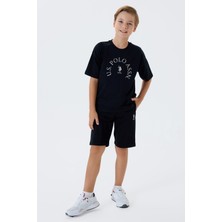 U.s. Polo Assn. Erkek Çocuk Siyah Bermuda Takım