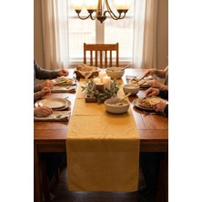 YUNUSOĞLU HOME Dekoratif Bohem Runner - Yemek Masası ve Salon Konsol Örtüsü (50X150 Cm)