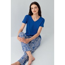 Arnetta Kadın Lacivert Pijama Takım