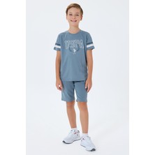 U.s. Polo Assn. Erkek Çocuk Gri Bermuda Takım